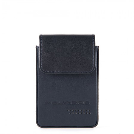 Piquadro blue credit card holder SS19
