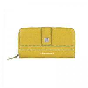 Piquadro two compartments yellow